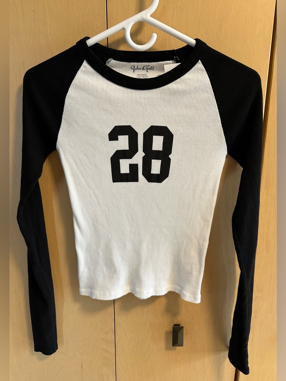 PacSun/John Galt Cropped Baseball Tee - NWT